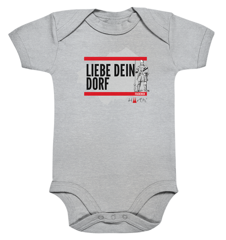 Liebe dein Dorf - Fischenich - Organic Baby Bodysuit