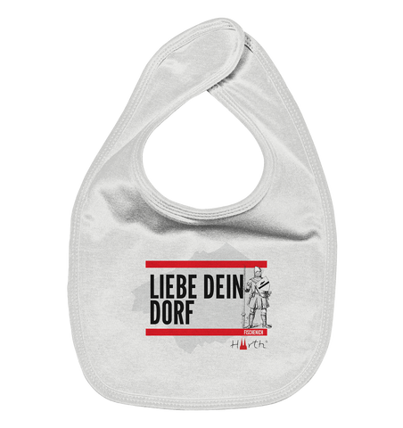 Liebe dein Dorf - Fischenich - Organic Baby-Lätzchen