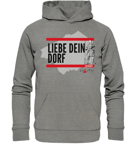 Liebe dein Dorf - Fischenich - Organic Hoodie