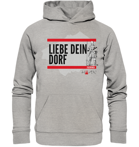 Liebe dein Dorf - Fischenich - Organic Hoodie