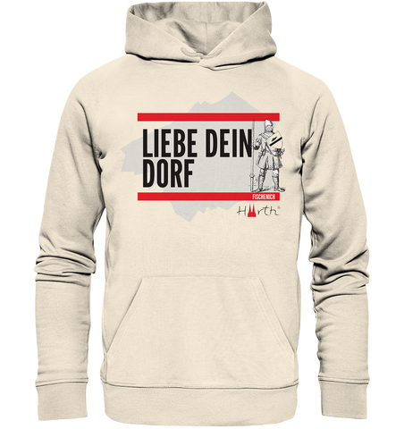 Liebe dein Dorf - Fischenich - Organic Hoodie