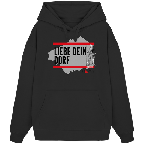 Liebe dein Dorf - Fischenich - Organic Oversize Hoodie