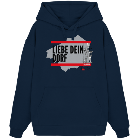 Liebe dein Dorf - Fischenich - Organic Oversize Hoodie