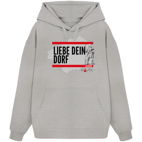 Liebe dein Dorf - Fischenich - Organic Oversize Hoodie