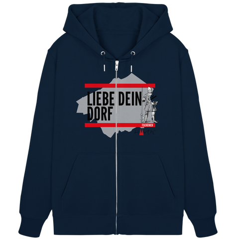 Liebe dein Dorf - Fischenich - Organic Zipper