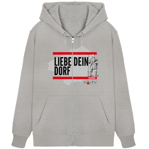 Liebe dein Dorf - Fischenich - Organic Zipper