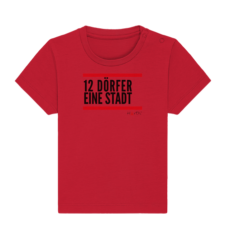 12 Dörfer eine Stadt - Baby Organic Shirt