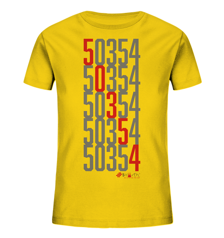 50354 Hürth - Zahlencode - Kids Organic Shirt