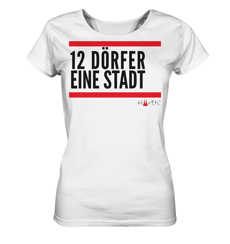 Liebe dein Dorf - Alt-Hürth Kopie - Ladies Organic Basic Shirt