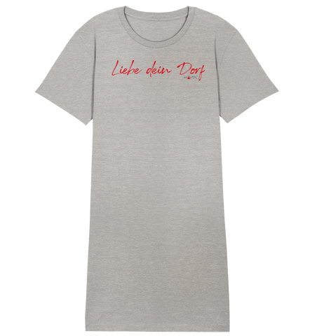 Liebe dein Dorf - Handschrift - Ladies Organic Shirt Dress