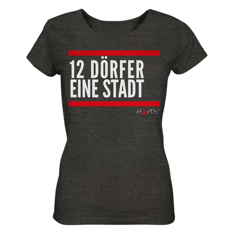Liebe dein Dorf - Alt-Hürth Kopie - Ladies Organic Shirt (meliert)