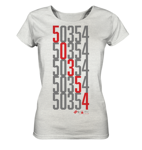 50354 Hürth - Zahlencode - Ladies Organic Shirt (meliert)