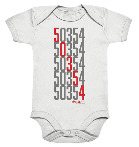 50354 Hürth - Zahlencode - Organic Baby Bodysuite