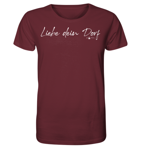 Liebe dein Dorf - Handschrift - Organic Basic Shirt