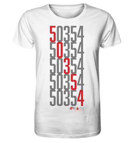50354 Hürth - Zahlencode - Organic Basic Shirt
