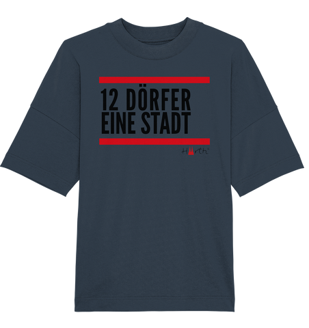12 Dörfer eine Stadt - Organic Oversize Shirt