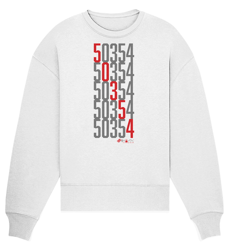 50354 Hürth - Zahlencode - Organic Oversize Sweatshirt