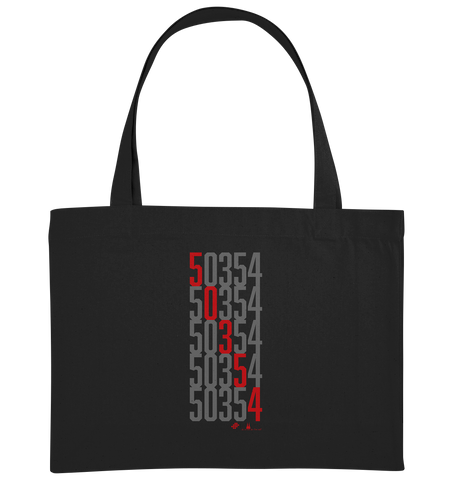 50354 Hürth - Zahlencode - Organic Shopping-Bag