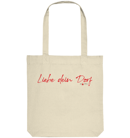 Liebe dein Dorf - Handschrift - Organic Tote-Bag
