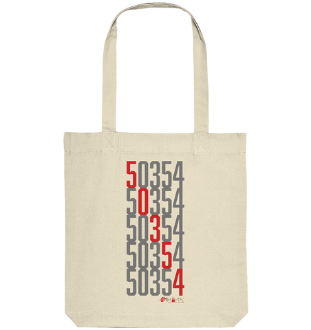 50354 Hürth - Zahlencode - Organic Tote-Bag