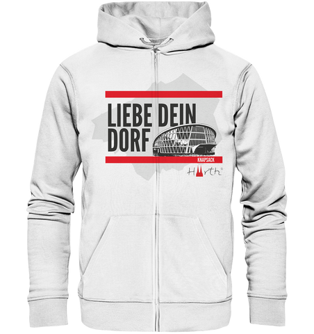 Liebe dein Dorf -Knapsack - Organic Zipper