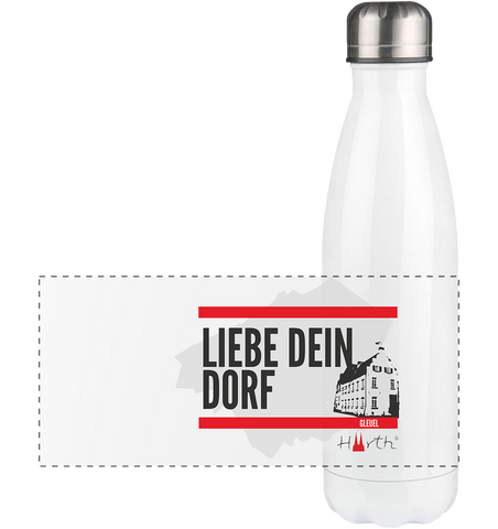 Liebe dein Dorf - Gleuel - Panorama Thermoflasche 500ml