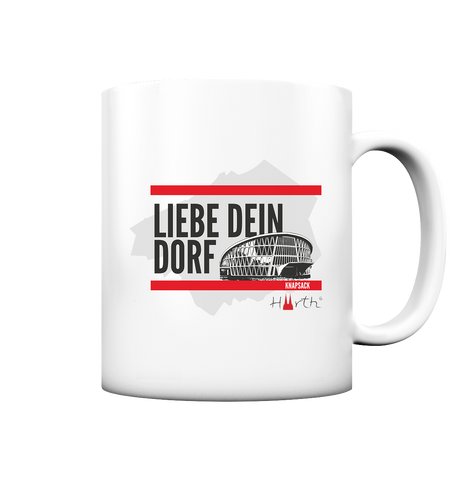 Liebe dein Dorf -Knapsack - Tasse matt