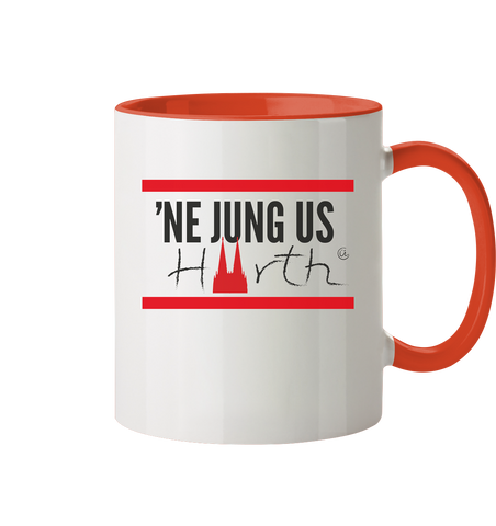 'ne Jung us Hürth - Tasse zweifarbig